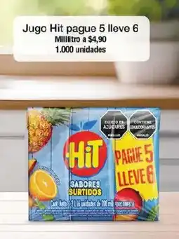 Jumbo Hit pague jugo oferta