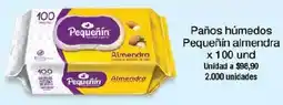 Jumbo Pequeñín almendra paños húmedos oferta