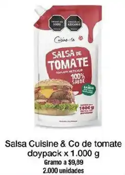 Jumbo Cuisine & co salsa de tomate doypack oferta