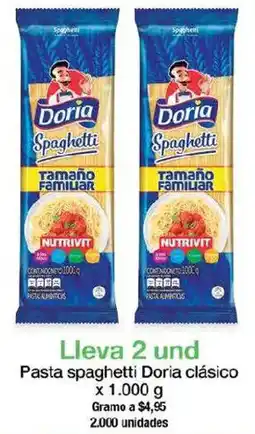 Jumbo Doria clásico pasta spaghetti oferta
