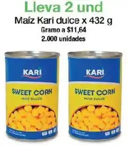 Jumbo Kari maíz dulce oferta