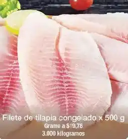 Jumbo Filete de tilapia congelado oferta