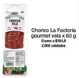 Jumbo La factoria chorizo gourmet vela oferta