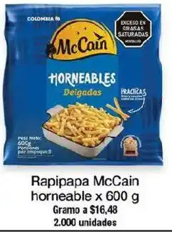 Jumbo McCain rapipapa horneable oferta