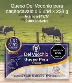 Jumbo Del vecchio queso pera cachocavalo oferta