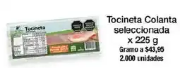 Jumbo Tocineta colanta seleccionada oferta