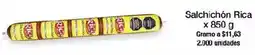 Jumbo Rica salchichón oferta