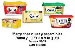 Jumbo Rama y la fina margarinas duras y esparcibles oferta
