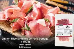 Jumbo Jamón nico jamones serrano bodega oferta