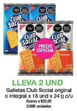 Jumbo Club social galletas original oferta