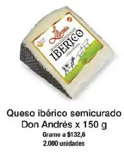 Jumbo Iberico queso ibérico semicurado don andrés oferta
