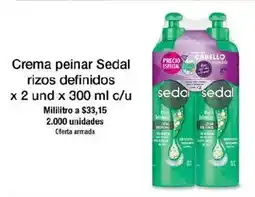 Jumbo Sedal crema peinar rizos definidos oferta