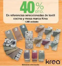 Jumbo En referencias seleccionadas de textil cocina y mesa marca krea oferta