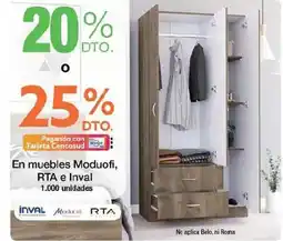 Jumbo En muebles moduofi, rta e inval oferta