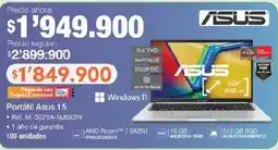 Jumbo Asus portátil 15 oferta