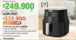 Jumbo Black+ decker freidora de aire grande oferta