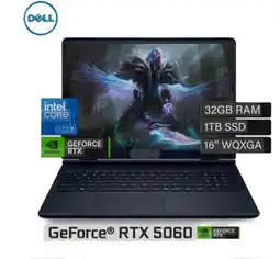 Falabella PORTATIL GAMER ALIENWARE 16 AURORA	I7 240H - RAM 32GB - SSD 1TB - RTX 5060 8GB - 16 2,5K 165HZ oferta