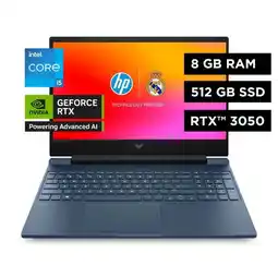 Falabella Portatil Gaming Victus Intel Core i5 12450H RAM 8 GB 512 GB SSD RTX 3050 15fa0021la oferta