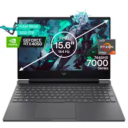 Falabella Portátil Gamer Victus AMD Ryzen 7 16GB/1TB RTX 4050 6GB oferta