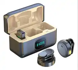 Falabella Mini Micrófono Inalámbrico solapa Tipo C y Ligthting iphone oferta