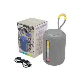 Falabella Parlante Bluetooth Portátil de Tela 5W con Luz RGB y Batería Recargable oferta