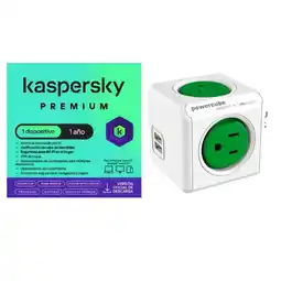 Falabella Antivirus Premium1 Pc 1 Año + Multitoma 4 Tomas 2 Usb oferta