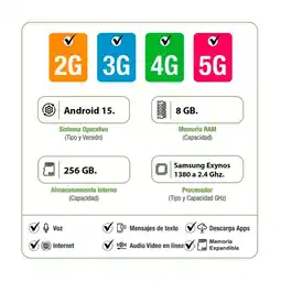 Falabella Celular A 26 256 Gb / 8 Ram 5 g Color Negro oferta