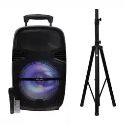 Falabella Cabina De Sonido 15 Pulgada Recargable Tripode Microfono Led oferta