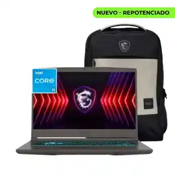 Falabella Portatil Thin Intel I5 13th Ram 16GB SSD 512GB RTX 3050 Pantalla 15,6 FHD 144HZ + Regalo Maleta oferta