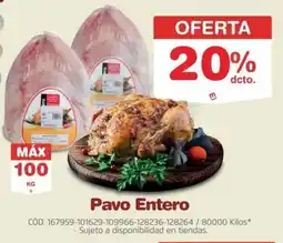 Makro Pavo Entero oferta