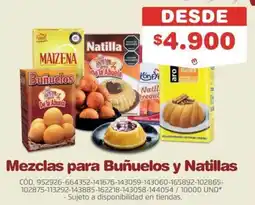 Makro Mezclas para Buñuelos y Natillas oferta