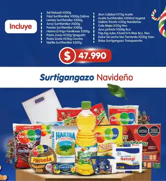 Surtifamiliar Surtigangazo Navideño oferta