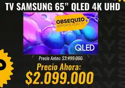 MercaCentro Samsung Smart QLED 4K UHD TV 65" oferta