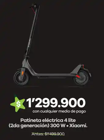 Xiaomi patineta eléctrica 4 lite