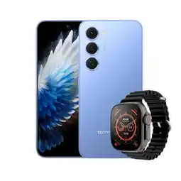 Falabella Celular Tecno Spark 40 Pro 256 GB 8 GB Azul + Smartwatch oferta