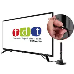 Falabella Antena Tv Digital De Alta Ganancia Hdtv 3.5 Dbi Cabo 5mt oferta