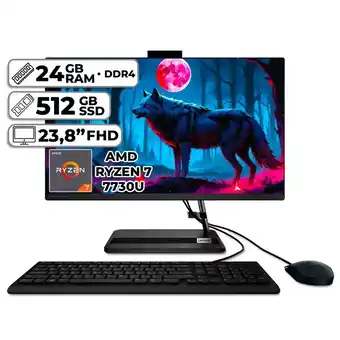 Falabella TODO EN UNO AMD RYZEN 7-7730U 24GB RAM 512GB SSD 238″ FHD oferta