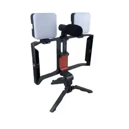 Falabella Kit De Video Soporte Celular Estabilizador Con Luz Micrófono oferta