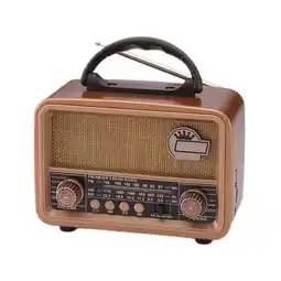 Falabella Radio Retro De Alta Sensibilidad Radio Con Reproductor Usb Am Fm Sw oferta