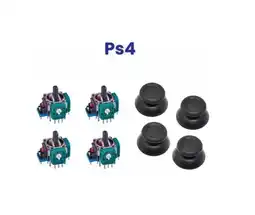 Falabella 4 Análogo Repuesto Joystick + 4 Capuchas Para Control Ps4 oferta
