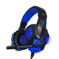Falabella Audifonos Diadema Gamer SY830 Auriculares Pc Luces Led Azul oferta