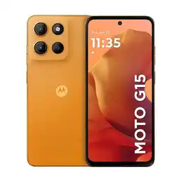 Falabella Celular Moto G15 128GB 4GB Ampliable a 8GB Naranja oferta