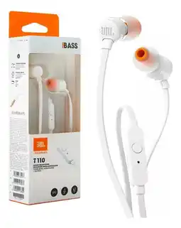 Falabella Audífonos In-ear Tune 110 Jblt110wht, Color Blanco oferta