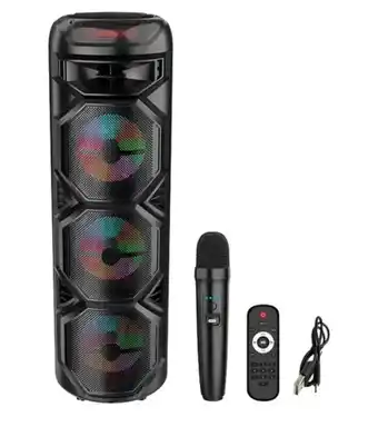 Falabella Parlante Torre De Sonido Recargable 8” Dos Micrófonos oferta