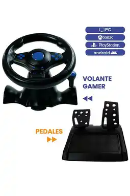 Falabella Volante Gamer Pedales y Barra de Cambios Compatible con Xbox Playstation Android y PC oferta