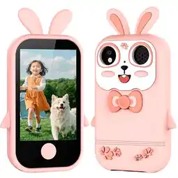 Falabella Cámara Digital Para Niños Con Pantalla Táctil Video Y Juegos conejo rosado oferta