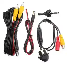 Falabella Camara De Reversa Semiesferica 8 Leds Con Cable Rca + Broca oferta