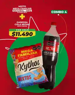 Tiendas D1 Mega Familias Kythos + Izots Cola Negra oferta