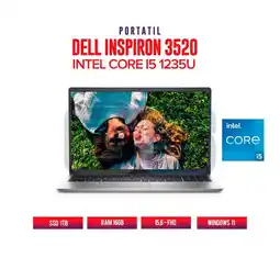 Falabella PORTATIL 3520 15.6 INTEL CORE I5 1235U RAM 16GB SSD 1TB WINDOWS 11 HOME oferta