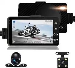 Falabella Camara Doble DVR Moto Resistente Al Agua oferta